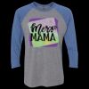Unisex Triblend Three-Quarter Raglan T-Shirt Thumbnail