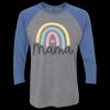 Unisex Triblend Three-Quarter Raglan T-Shirt Thumbnail