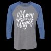 Unisex Triblend Three-Quarter Raglan T-Shirt Thumbnail
