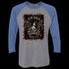 Unisex Triblend Three-Quarter Raglan T-Shirt Thumbnail