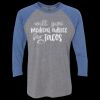 Unisex Triblend Three-Quarter Raglan T-Shirt Thumbnail