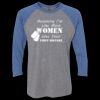 Unisex Triblend Three-Quarter Raglan T-Shirt Thumbnail