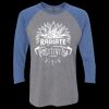 Unisex Triblend Three-Quarter Raglan T-Shirt Thumbnail