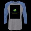 Unisex Triblend Three-Quarter Raglan T-Shirt Thumbnail