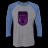 Unisex Triblend Three-Quarter Raglan T-Shirt Thumbnail