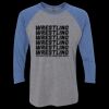 Unisex Triblend Three-Quarter Raglan T-Shirt Thumbnail