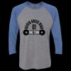 Unisex Triblend Three-Quarter Raglan T-Shirt Thumbnail