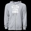 Icon Unisex Lightweight Loopback Terry Full-Zip Hooded Sweatshirt Thumbnail