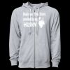 Icon Unisex Lightweight Loopback Terry Full-Zip Hooded Sweatshirt Thumbnail