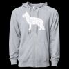 Icon Unisex Lightweight Loopback Terry Full-Zip Hooded Sweatshirt Thumbnail