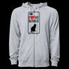 Icon Unisex Lightweight Loopback Terry Full-Zip Hooded Sweatshirt Thumbnail