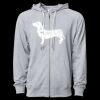 Icon Unisex Lightweight Loopback Terry Full-Zip Hooded Sweatshirt Thumbnail