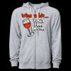 Icon Unisex Lightweight Loopback Terry Full-Zip Hooded Sweatshirt Thumbnail