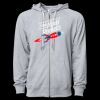 Icon Unisex Lightweight Loopback Terry Full-Zip Hooded Sweatshirt Thumbnail