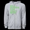 Icon Unisex Lightweight Loopback Terry Full-Zip Hooded Sweatshirt Thumbnail