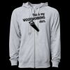 Icon Unisex Lightweight Loopback Terry Full-Zip Hooded Sweatshirt Thumbnail