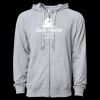 Icon Unisex Lightweight Loopback Terry Full-Zip Hooded Sweatshirt Thumbnail
