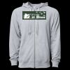 Icon Unisex Lightweight Loopback Terry Full-Zip Hooded Sweatshirt Thumbnail