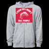 Icon Unisex Lightweight Loopback Terry Full-Zip Hooded Sweatshirt Thumbnail