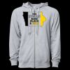 Icon Unisex Lightweight Loopback Terry Full-Zip Hooded Sweatshirt Thumbnail