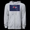 Icon Unisex Lightweight Loopback Terry Full-Zip Hooded Sweatshirt Thumbnail