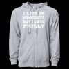 Icon Unisex Lightweight Loopback Terry Full-Zip Hooded Sweatshirt Thumbnail