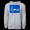 Icon Unisex Lightweight Loopback Terry Full-Zip Hooded Sweatshirt Thumbnail