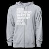 Icon Unisex Lightweight Loopback Terry Full-Zip Hooded Sweatshirt Thumbnail