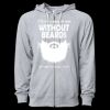 Icon Unisex Lightweight Loopback Terry Full-Zip Hooded Sweatshirt Thumbnail