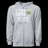 Icon Unisex Lightweight Loopback Terry Full-Zip Hooded Sweatshirt Thumbnail