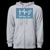 Icon Unisex Lightweight Loopback Terry Full-Zip Hooded Sweatshirt Thumbnail