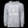 Icon Unisex Lightweight Loopback Terry Full-Zip Hooded Sweatshirt Thumbnail