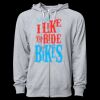 Icon Unisex Lightweight Loopback Terry Full-Zip Hooded Sweatshirt Thumbnail