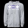 Icon Unisex Lightweight Loopback Terry Full-Zip Hooded Sweatshirt Thumbnail