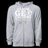 Icon Unisex Lightweight Loopback Terry Full-Zip Hooded Sweatshirt Thumbnail