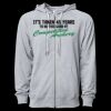 Icon Unisex Lightweight Loopback Terry Full-Zip Hooded Sweatshirt Thumbnail