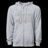 Icon Unisex Lightweight Loopback Terry Full-Zip Hooded Sweatshirt Thumbnail