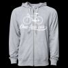 Icon Unisex Lightweight Loopback Terry Full-Zip Hooded Sweatshirt Thumbnail