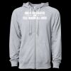 Icon Unisex Lightweight Loopback Terry Full-Zip Hooded Sweatshirt Thumbnail