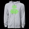 Icon Unisex Lightweight Loopback Terry Full-Zip Hooded Sweatshirt Thumbnail