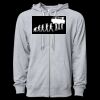 Icon Unisex Lightweight Loopback Terry Full-Zip Hooded Sweatshirt Thumbnail