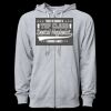 Icon Unisex Lightweight Loopback Terry Full-Zip Hooded Sweatshirt Thumbnail
