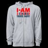 Icon Unisex Lightweight Loopback Terry Full-Zip Hooded Sweatshirt Thumbnail