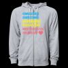 Icon Unisex Lightweight Loopback Terry Full-Zip Hooded Sweatshirt Thumbnail