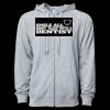 Icon Unisex Lightweight Loopback Terry Full-Zip Hooded Sweatshirt Thumbnail