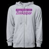 Icon Unisex Lightweight Loopback Terry Full-Zip Hooded Sweatshirt Thumbnail