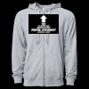 Icon Unisex Lightweight Loopback Terry Full-Zip Hooded Sweatshirt Thumbnail