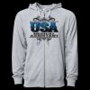 Icon Unisex Lightweight Loopback Terry Full-Zip Hooded Sweatshirt Thumbnail
