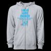 Icon Unisex Lightweight Loopback Terry Full-Zip Hooded Sweatshirt Thumbnail