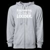 Icon Unisex Lightweight Loopback Terry Full-Zip Hooded Sweatshirt Thumbnail